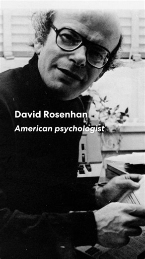 Winning Class on Instagram: "Follow @winning.class for more winning stories. In 1973, psychologist David Rosenhan proved sanity could be an illusion—and psychiatry fell for it. He sent 8 perfectly healthy people into mental hospitals across America. All 8 were diagnosed as schizophrenic or manic depressive. Ordinary acts became “symptoms”: taking notes was “paranoia,” politeness was “pathological,” even flushing toilets was written down as evidence of illness. On average, they were trapped 19 da