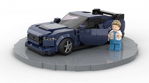 LEGO MOC-175745 Mod of „Ford Mustang Dark Horse" from LEGO Speed Champions Set 76920 (Speed Champions 2024)