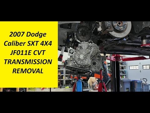 2007-12 Dodge Caliber SXT 4X4 CVT Transmission Removal - JF011E Transmission