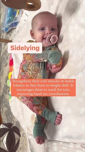Play Positions For 0-3 month olds, a variety of play positions can help with motor and sensory