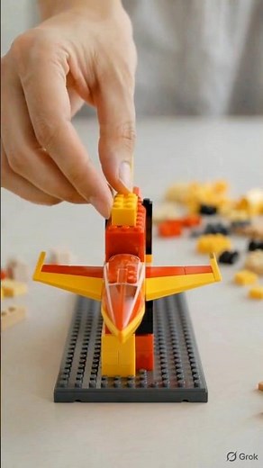 How To: Build a LEGO Jet from Start #lego #toys #fun