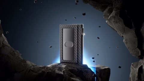 Minimalist Wallet for Men Card Holder: Pop Up Card Case, Genuine Leather, Smart, RFID Blocking, Slim, Thin, Front Pocket, 8 Card Capacitiy, ID Window, Cash Pocket - Brown