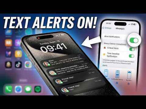 How To Turn On Text Alerts On iPhone