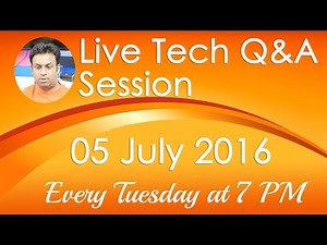 #137 Live Tech Q&A Session with Geekyranjit - 5 July
