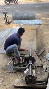 Gi wire boundary net making proses #foryouシ #foryou #Emonbhai #vairalvideo #giwireboundary | Emon Bhai