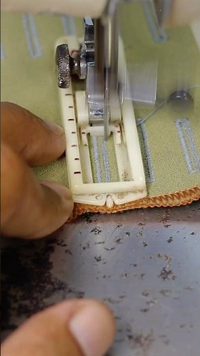 sewing buttonhole using special foot #sewing #sewingtechnique #74