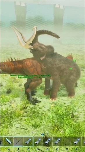 Antrodemus Vs Mammoth | Ark survival ascended | Ark mods | Ark battles | Gameplay