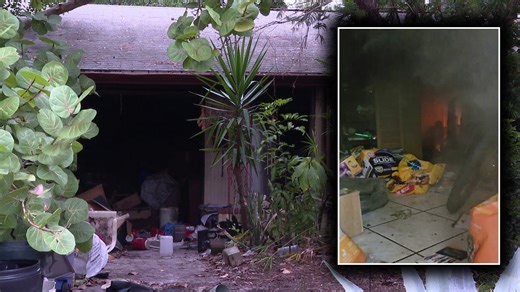 Dunedin firefighters save elderly man, dog from burning home: 'Perfect storm'