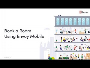 Book a meeting room using Envoy mobile