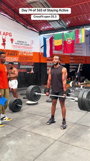 CrossFit Open 25.3 (20-min cap): * ﻿﻿5 Wall Walks * ﻿﻿50-Cal Row * ﻿﻿5 Wall Walks * ﻿﻿25 Deadlifts (225/155 |b) * ﻿﻿5 Wall Walks * ﻿﻿25 Cleans (135/85 lb) * ﻿﻿5 Wall Walks * ﻿﻿25 Snatches (95/65 lb) * ﻿﻿5 Wall Walks * ﻿﻿50-Cal Row #active365 @Getachew @LulaXFitter @Nate @yosef aklilu @Sweatboxapg