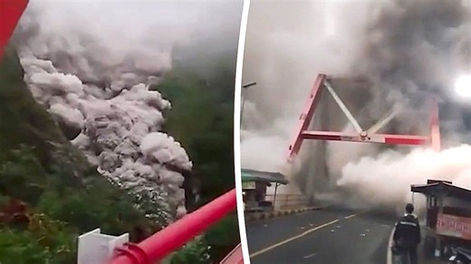 Le mont Semeru entre en éruption en Indonésie