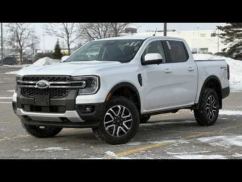 New 2026 Ford Ranger LARIAT in Oxford White (#B0354) | Barrie Ford