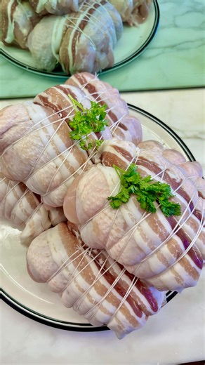3.2K views · 40 reactions | A look behind the scenes of our free range chicken pancetta roasts being prepared. Available in stores and perfect for an easy roast dinner. | Peter Bouchier | Facebook