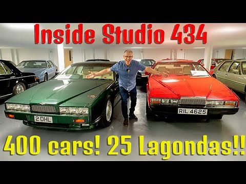 25 Lagondas!! The biggest car collection in Europe - inside Studio 434