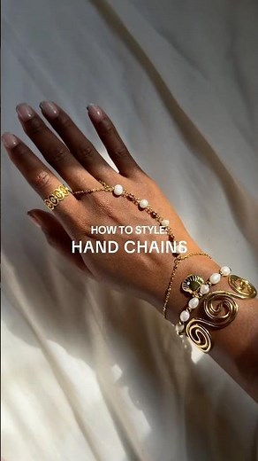 Hand chains are trending for the Summer and here’s how we’re styling ours ☀️💫