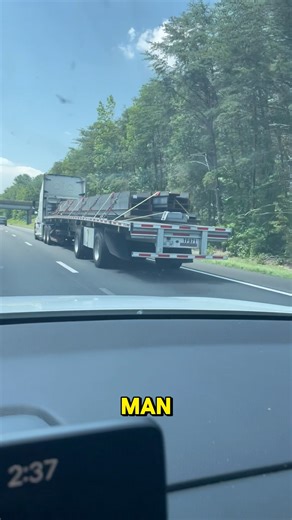 I beams, making the flatbed really flat! #flatbedtrucking