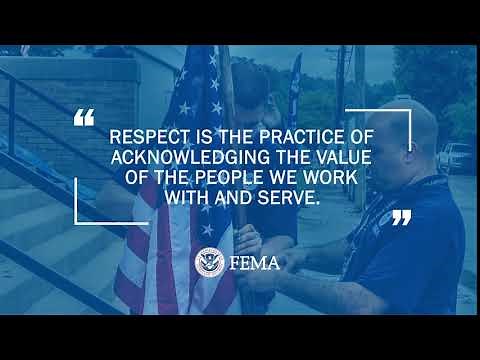 FEMA Core Value: Respect