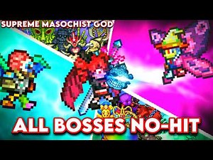 NO-HIT All Masochist Mode Bosses | Terraria Fargo's Souls Compilation