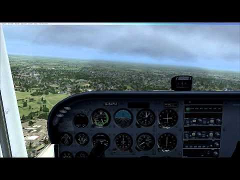 FSX Basics Tutorial 4 (Cessna 172) How to fly the circuit / traffic pattern