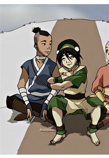 sokka was gonna fall w her but never let go #atlaedit #sokkaedit #tophbeifongedit #sokkaandtoph #avatarthelastairbenderedit