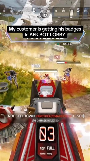 Best way to get badges in afk bot lobby / apex legends season 28 #apexlegends #apex #apexclips