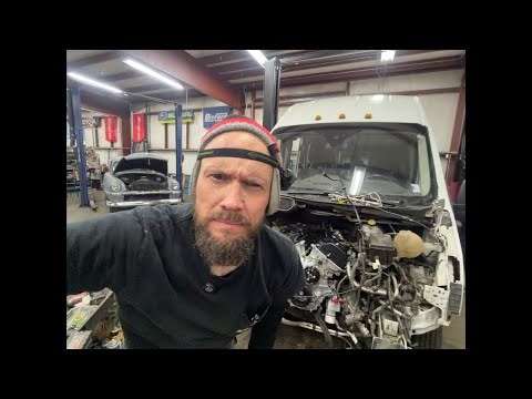 Installing Ford transit engine in the front UNCONVENTIONALLY live!