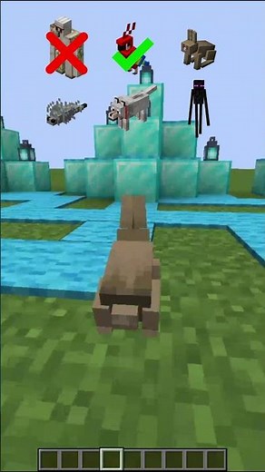 How THICC Are Minecraft Mobs? 😂 #minecraft #minecraftshorts