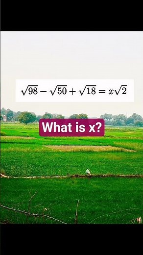 What is x? #maths