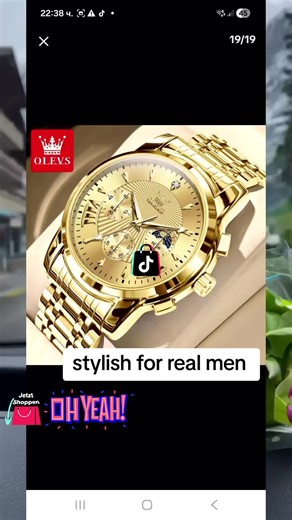 Great, here’s a shoppable video script for OLEVS Herren Quarzuhr Edelstahl wasserdicht hell analog leicht ablesbar bunter Kalender Mode Luxus Business Geschenk mit Box: --- Want to grab a stylish watch for a loved one? Or maybe you're looking for a versatile piece to elevate your formal attire? Check out this **wristwatch**! It's got a **sleek design**, and I've tried it myself. You can easily remove the links to get the **perfect fit**. Plus, it comes in a **nice box**, making it a great gift f