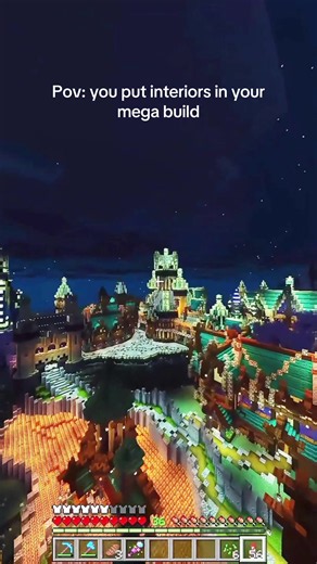 Minecraft mega build interiors: easy survival house ideas