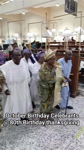 1.1K views · 17 reactions | October Birthday Celebrants of All Saints Anglican Church, Yaba, rejoicing with one of their own, Chief Mrs. Margaret Olufunmilayo Oyeronke Oke on her 80th birthday. 26 October, 2025‍♂️#HappyBirthday #AllSaintsAnglicanChurchYaba #ProudlyAnglican | Yewande Otuniga | Facebook
