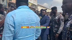 2.3K views · 31 reactions | Richard Nii Armah Quaye visits the Adum Blue Light fire scene, extending compassion and support to victims of the tragic blaze. Part 1 | Nhyira 104.5 FM | Facebook