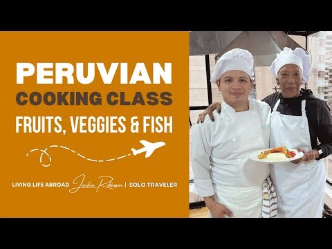 Cooking Peruvian Secrets in Miraflores with JackieR #miraflores #peruviangastronomy