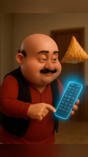 Motu Patlu aur Jadui Remote Control | Funny Magical Story | Motu Mini toons #shorts #motupatlu