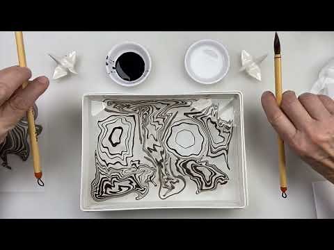 How to Make Suminagashi Prints with Yasutomo's Suminagashi Kit