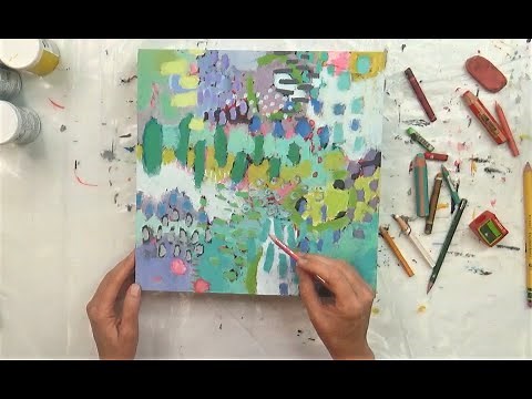 How to Create an Abstract Field of Flowers | Betty Franks