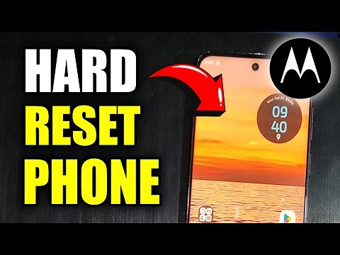How to HARD RESET Motorola Phone & Fix Issues (Best Method)