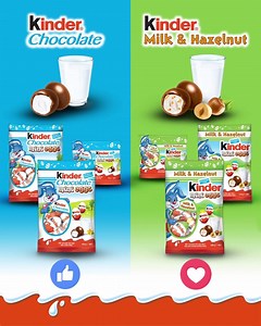 Easter is just around the corner! Which Kinder Mini Eggs – Kinder Chocolate or Hazelnut - will you be filling your kid’s baskets with this year? | Kinder