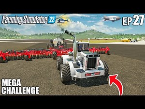 BiG SEEDING OPERATION with BIG BUD KT252 | MEGA Challenge #27 | Farming Simulator 22