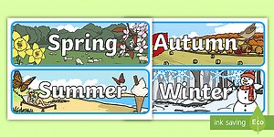 4 Seasons Display Posters