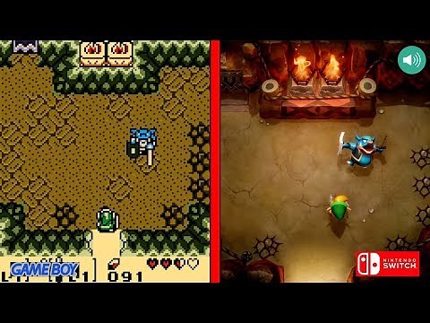 The Legend of Zelda: Link's Awakening Comparison // GameBoy VS Switch