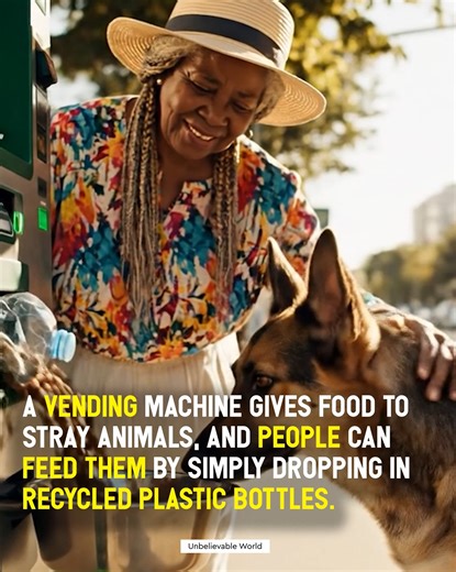 Imagine a world where recycling doesn’t just help the planet — it saves lives. In Turkey, that world already exists. Across several cities, innovative vending machines are transforming discarded plastic bottles into food for stray animals. Each time someone inserts a bottle, the machine instantly releases a portion of pet food into a bowl below. A simple action becomes a powerful act of kindness. These smart dispensers calculate the exact amount of food per bottle, preventing waste and ensuring 