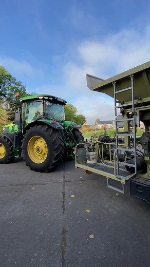JCB Tractor and Agricultural Machine in Action