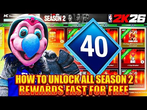 This FREE METHOD Finishes Your SEASON 2 Pass CRAZY FAST in NBA 2K26