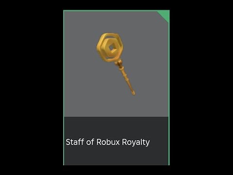 Getting the "Staff of Roblox Royalty" accessory in Roblox!
