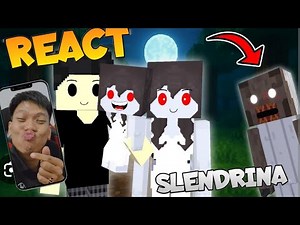 SLENDRINA FULL REACTION KELAS KAKAP & YUSA SHIRO COMEL SANGAT!! Reaction Animasi Aci [INDO]