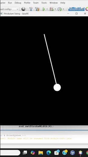 Hypnotic Single Pendulum Animation | Smooth Physics Motion #shorts