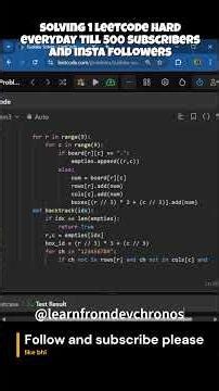 Solving 1 LeetCode HARD Every Day Until I Hit 500 Followers