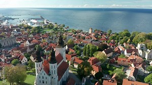 The beautiful city of Visby on the island of Gotland