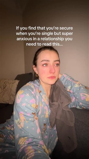 Rebecca Dickinson on Instagram: "If you find that you’re secure when you’re single but super anxious in a relationship… you’re not broken, you’re human, likely with anxious attachment / codependency. A lot of people feel “fine” on their own because there’s nothing activating their attachment system. No uncertainty. No risk. No emotional closeness that could be taken away. So you feel confident, grounded, independent… until you actually like someone. Then suddenly the overthinking starts. The spi